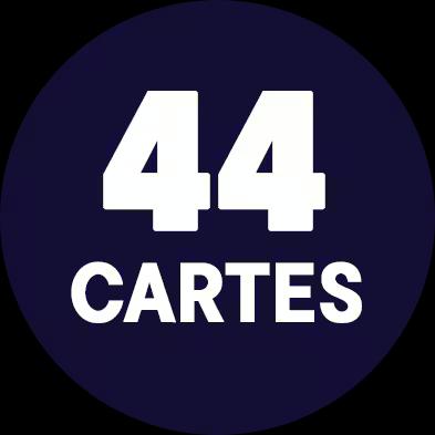 44 cartes