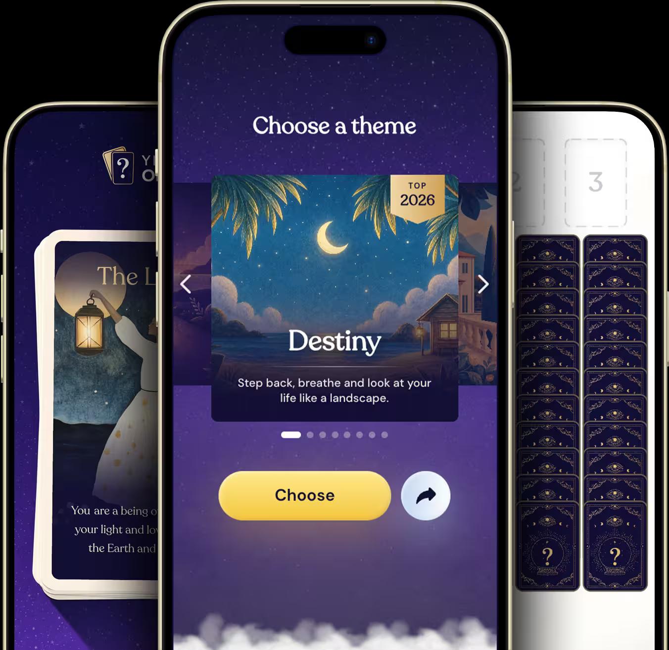 The oracle shown on a phone